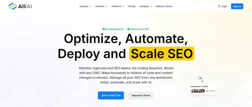 AlliAI_Top AI SEO Software
