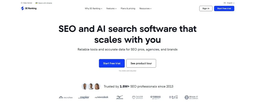 SE Ranking - AI SEO Software