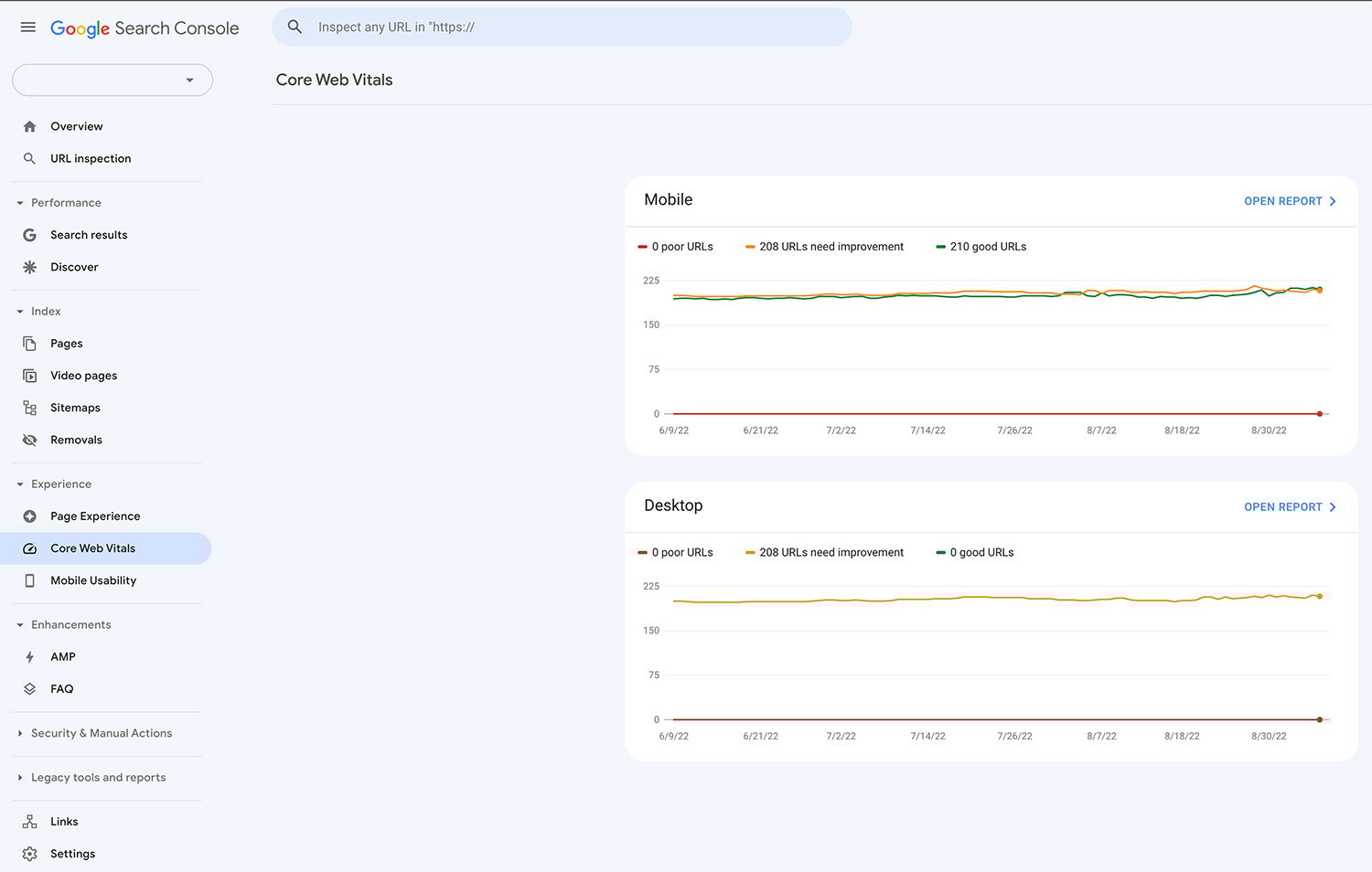 core-web-vitals-search-console